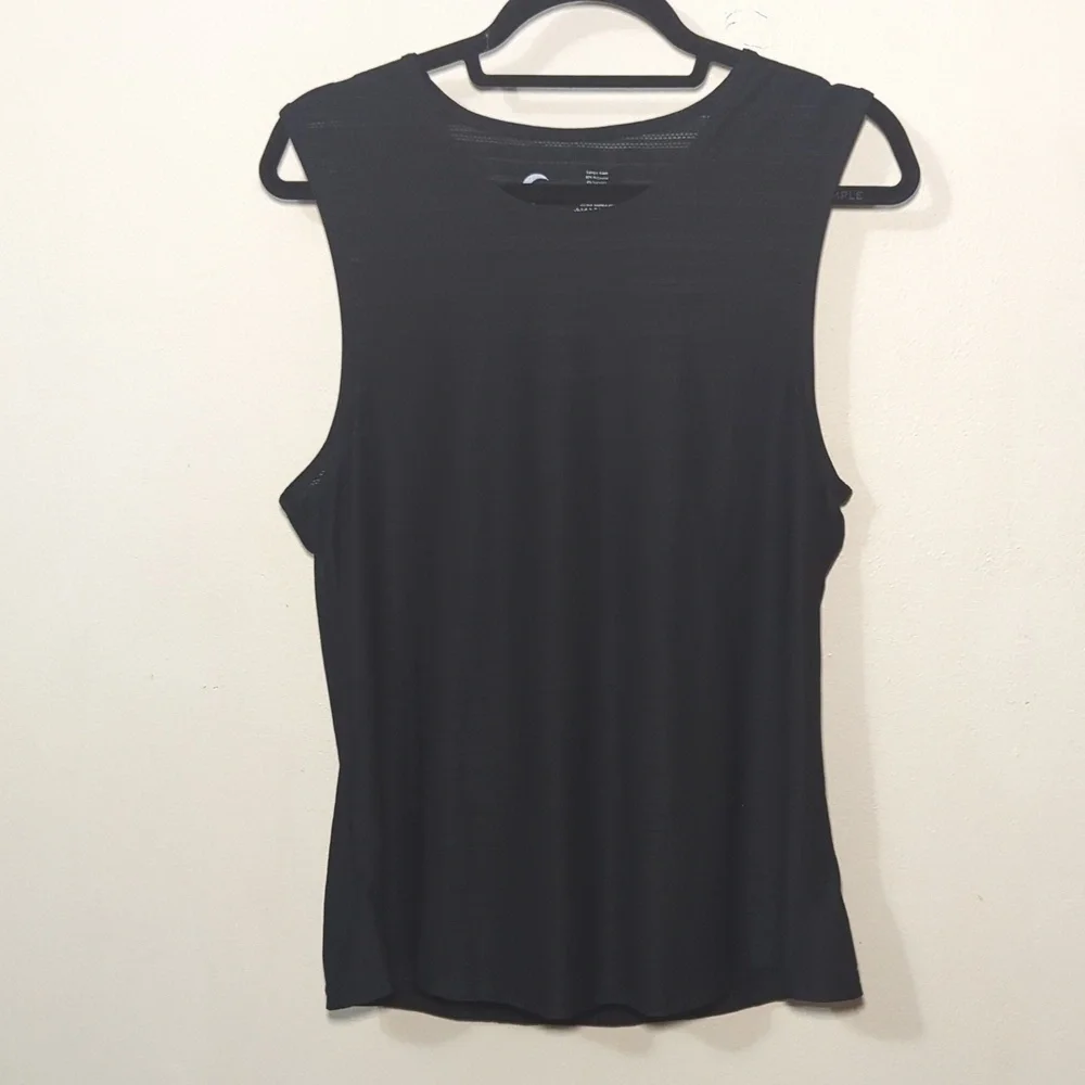 Zyia Horizon Muscle Tank Black Sleeveless Women's Workout Top Size XL - Picture 1 of 5